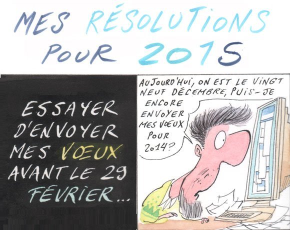 Dessin: Les résolutions pour 2015